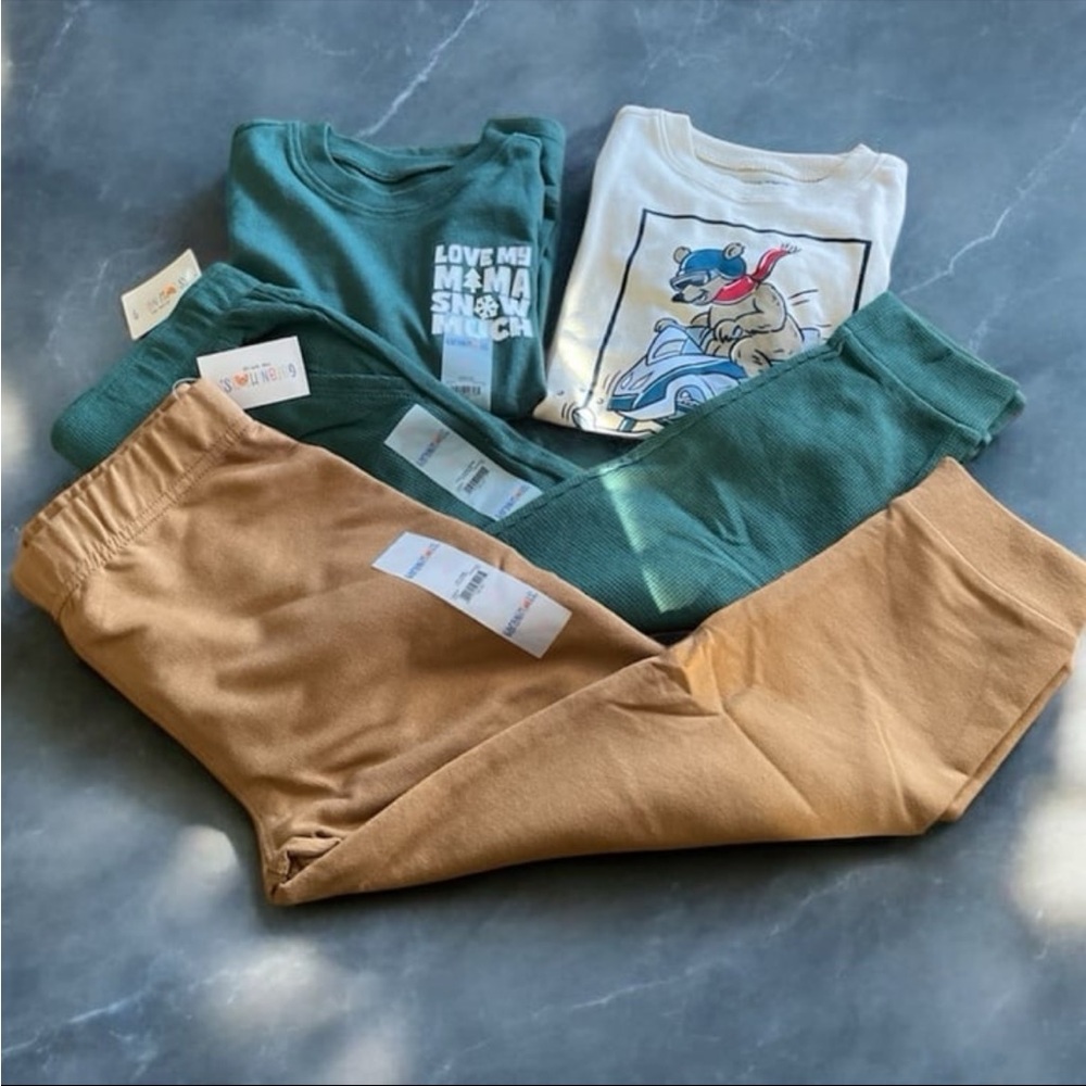 5T Boys 2 Jogger Sets
